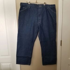 Mens Bulwark fire resistant FR blue jeans denim Measures 44x28 NEW